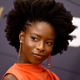Amanda Gorman attends the Black Girls Rock! 2018 Red Carpet at NJPAC on August 26, 2018 in Newark, New Jersey.